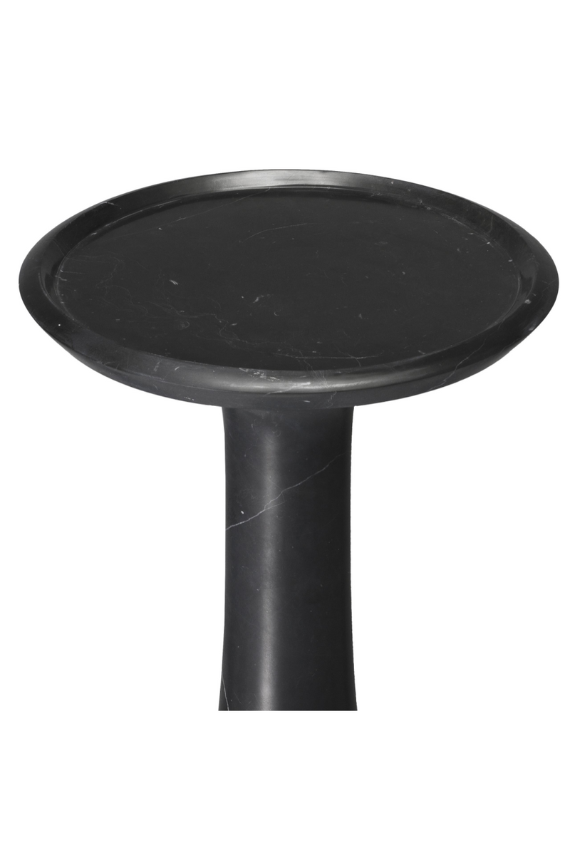 Table d'appoint marbre noir -L- | Eichholtz Pompano | Meubleluxe.fr