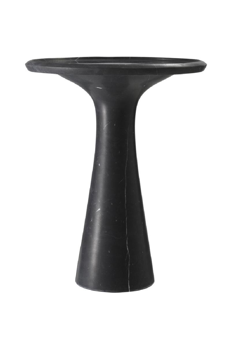 Table d'appoint marbre noir -XL- | Eichholtz Pompano | Meubleluxe.fr