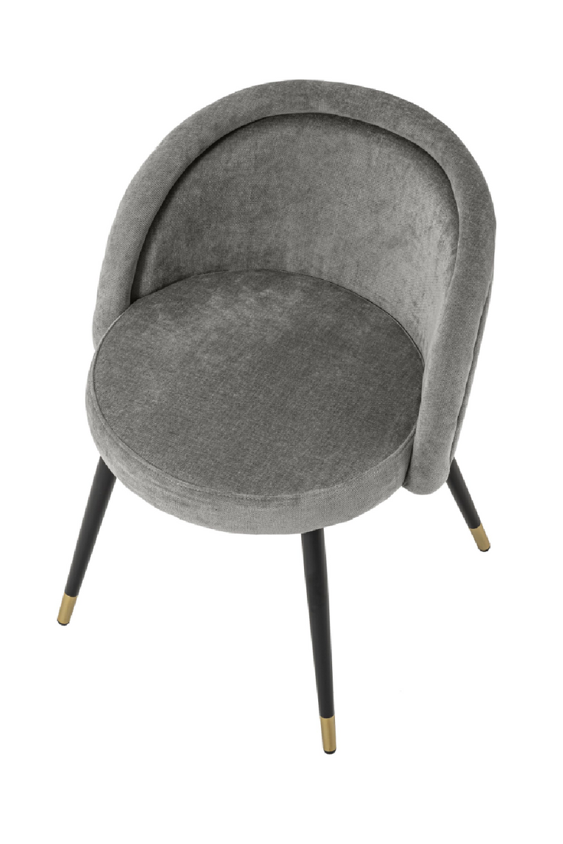 Ensemble de chaises grises de salle à manger (Lot de 2) | Eichholtz Chloé | Meubleluxe.fr