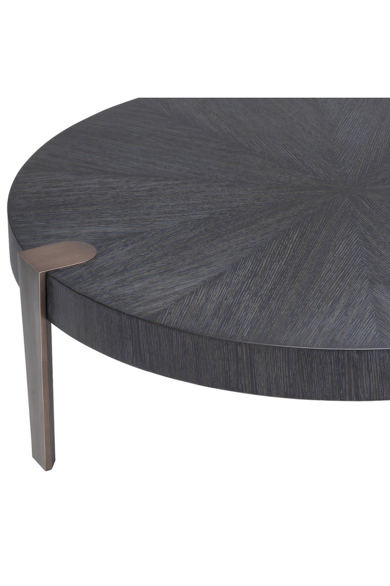Table basse en chêne gris anthracite | Eichholtz Oxnard | Meubleluxe.fr