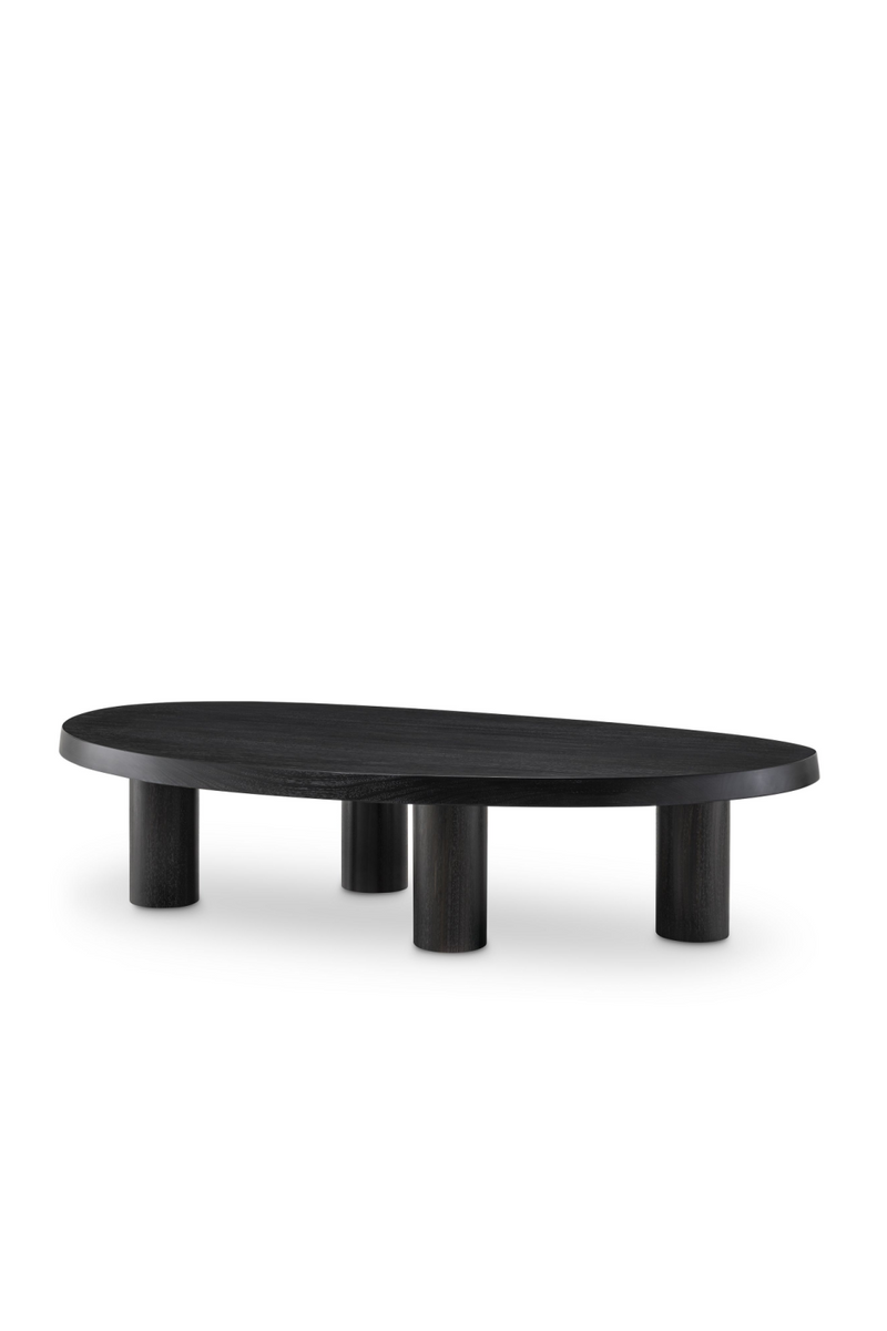 Table basse en bois massif d'acajou gris anthracite | Eichholtz Prelude | Meubleluxe.fr