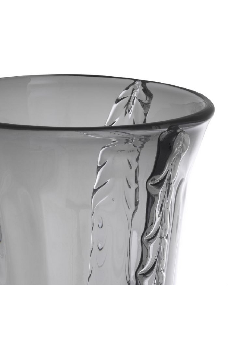 Vase en verre gris -L- | Eichholtz Sergio | Meubleluxe.fr