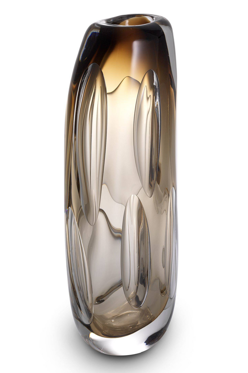 Vase en verre marron -L- | Eichholtz Sianni | Meubleluxe.fr