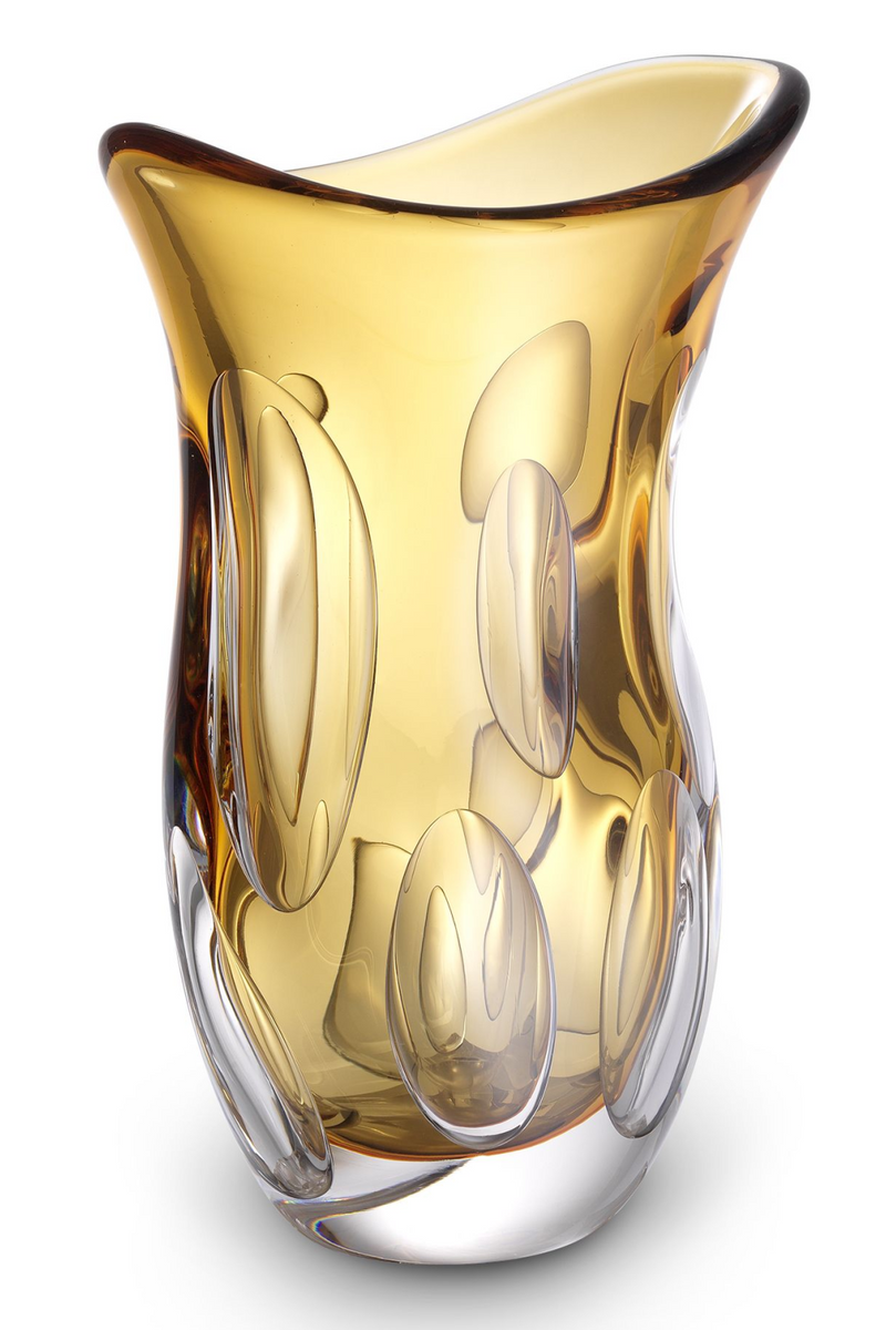 Vase en verre orange -S- | Eichholtz Matteo | Meubleluxe.fr