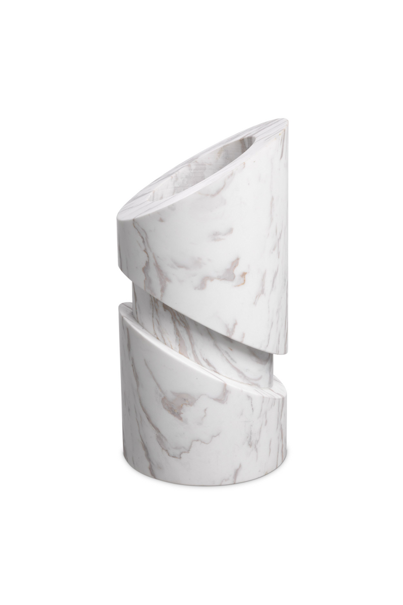 Objet de décoration en marbre blanc | Eichholtz Megan | Meubleluxe.fr