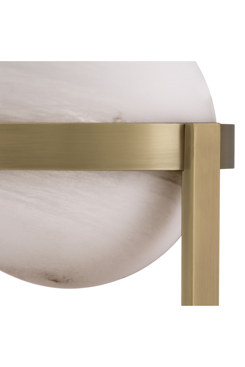 Lampe de table Globe en laiton antique | Eichholtz Hayward | Meubleluxe.fr