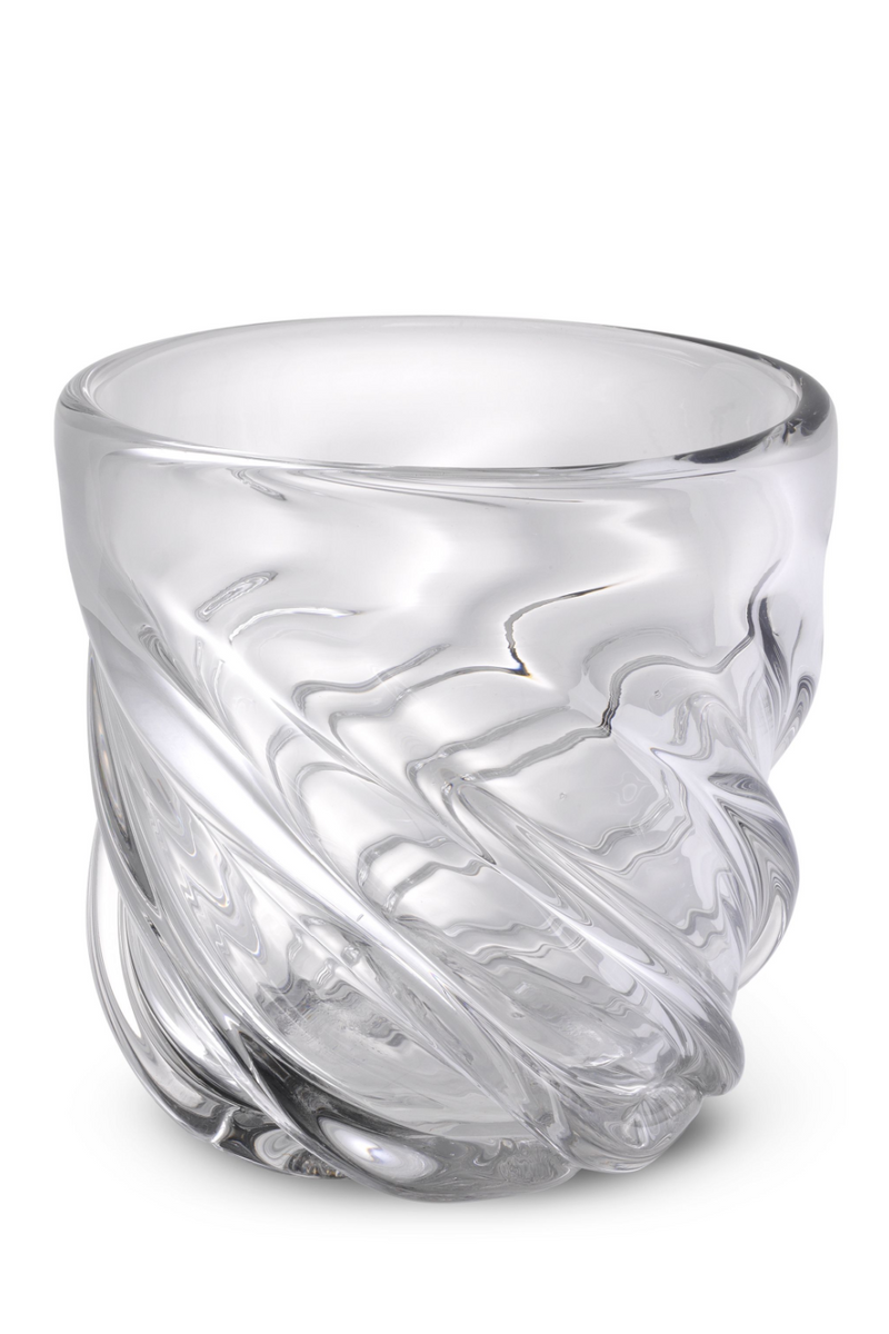 Vase en verre transparent -S- | Eichholtz Angelito | Meubleluxe.fr