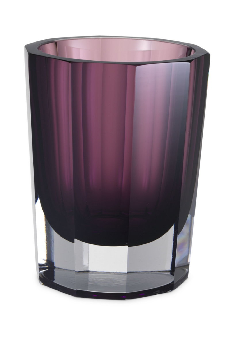 Vase en verre violet -S- | Eichholtz Chavez | Meubleluxe.fr