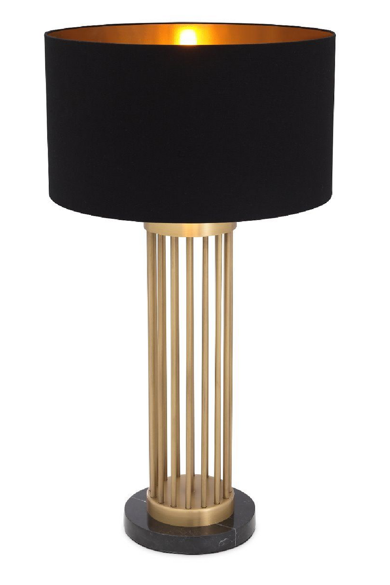 Lampe de table dorée et noire | Eichholtz Condo | Meubleluxe.fr