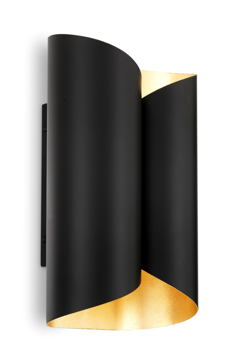 Applique murale noire et dorée | Eichholtz Asco | Meubleluxe.fr