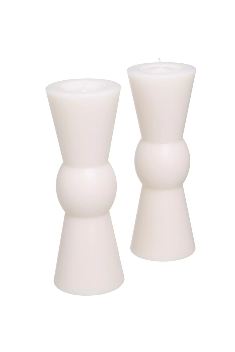Bougies artificielles blanches (lot de 2) | Eichhotlz Arto L | Meubleluxe.fr