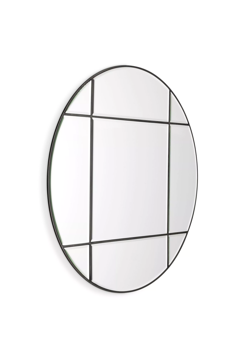 Miroir rond en bronze | Eichholtz Beaumont | Meubleluxe.fr