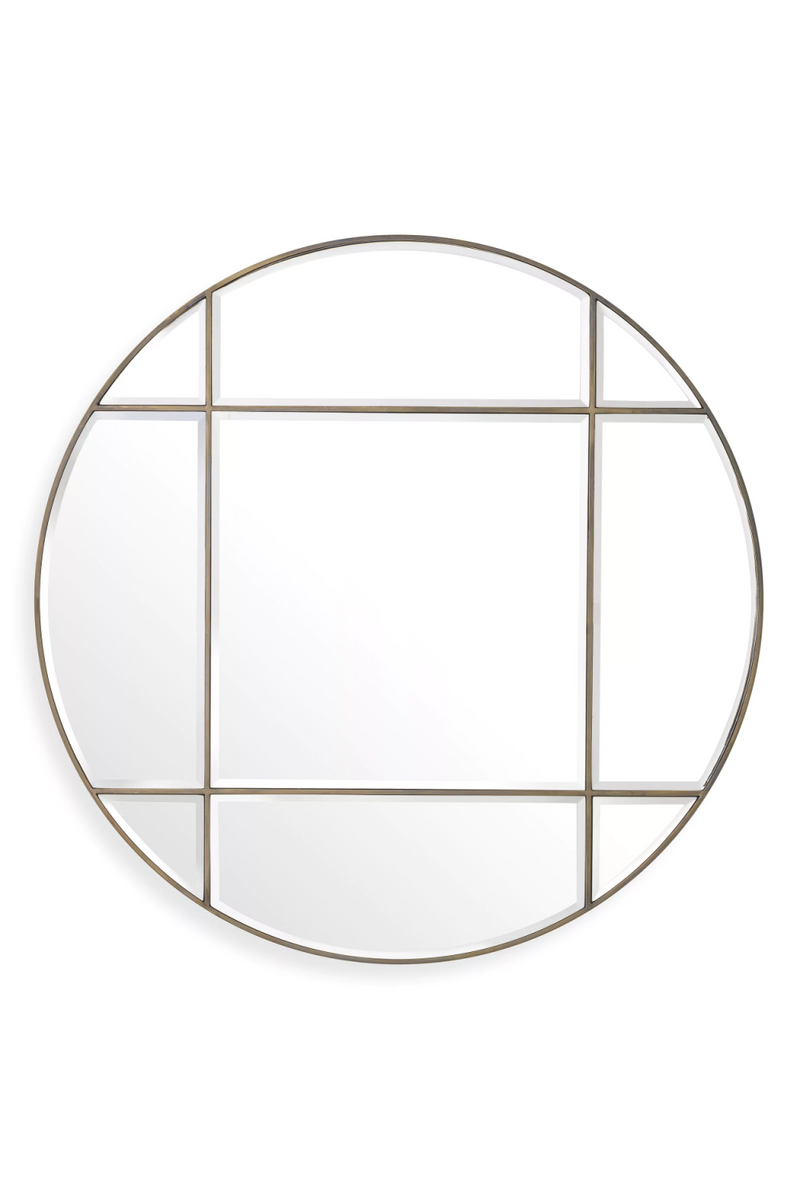 Miroir rond doré | Eichholtz Beaumont | Meubleluxe.fr