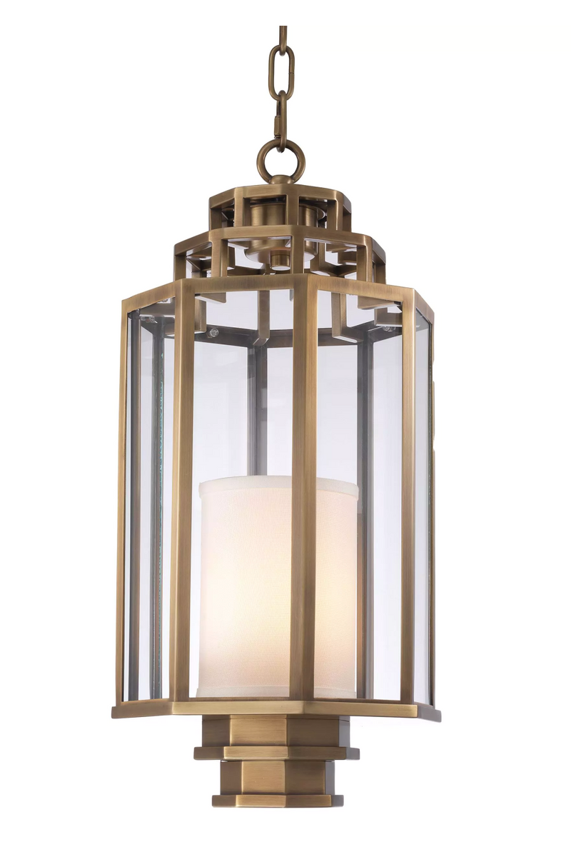 Lanterne en laiton vieilli | Eichholtz Monticello M | Meubleluxe.fr