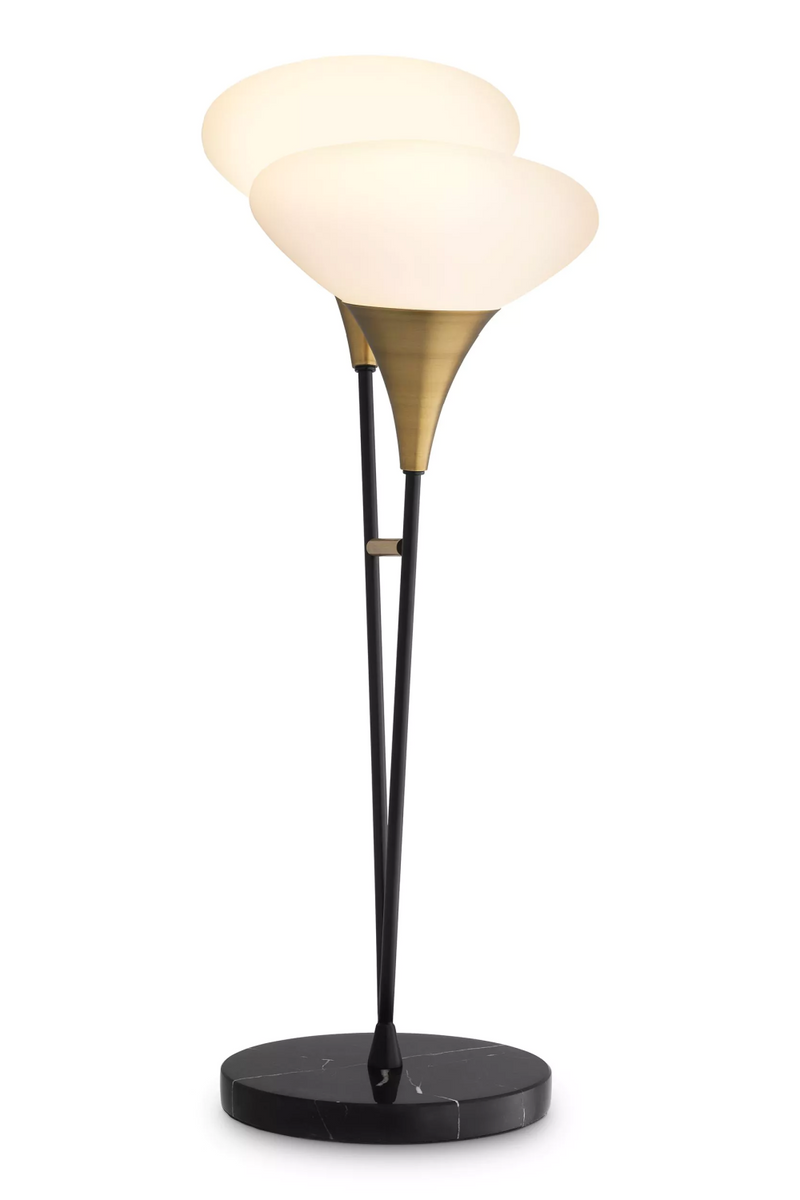 Lampe de table en laiton brossé | Eichholtz Duco | Meubleluxe.fr