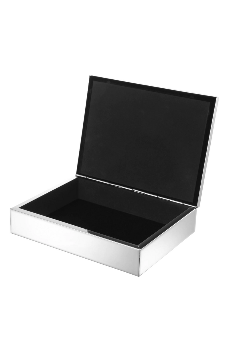 Boîte décorative argentée | Eichholtz Corpo | Meubleluxe.fr