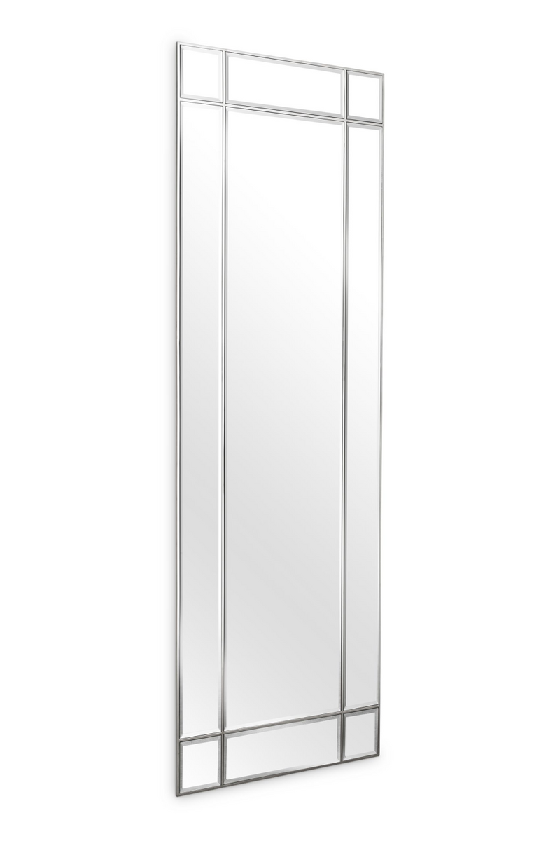 Miroir rectangulaire nickelée | Eichholtz Beaumont | Meubleluxe.fr