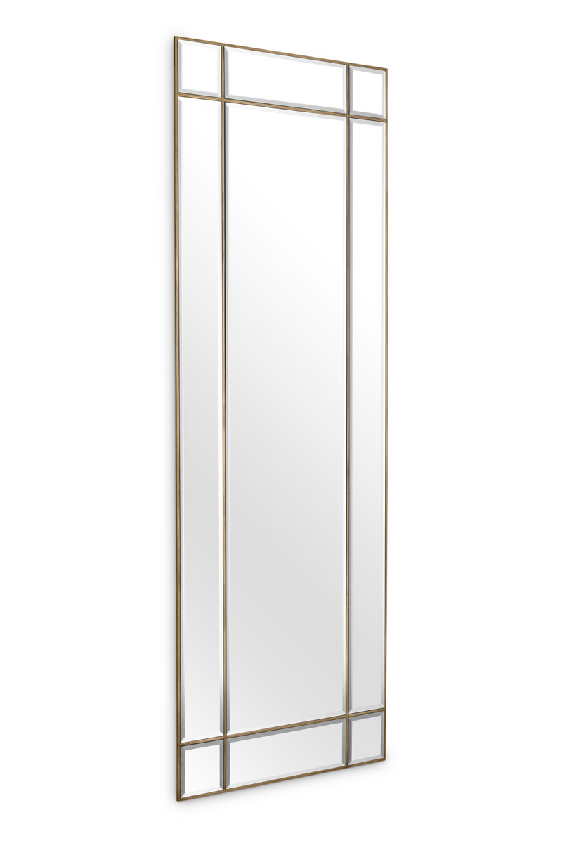 Miroir rectangulaire en laiton | Eichholtz Beaumont | Meubleluxe.fr