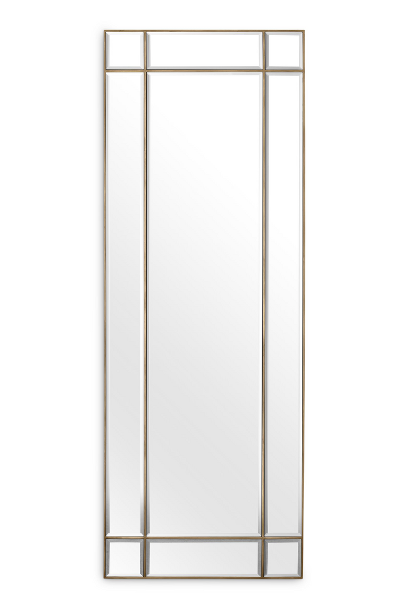 Miroir rectangulaire en laiton | Eichholtz Beaumont | Meubleluxe.fr