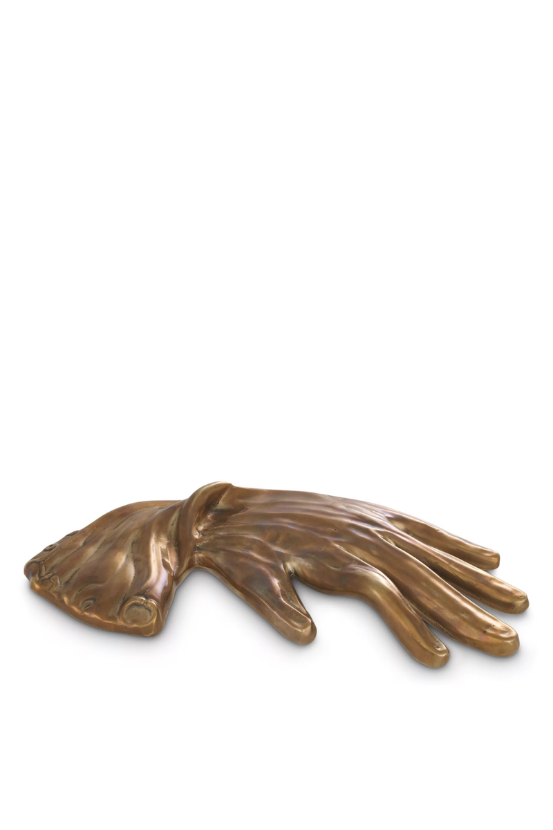 Objet décoratif en laiton vieilli | Eichholtz The Hand | Meubleluxe.fr