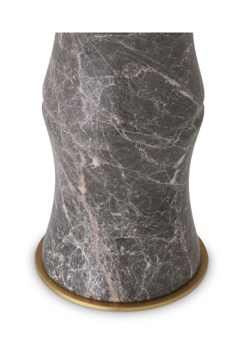 Lampe de table en marbre gris | Eichholtz Bonny | Meubleluxe.fr