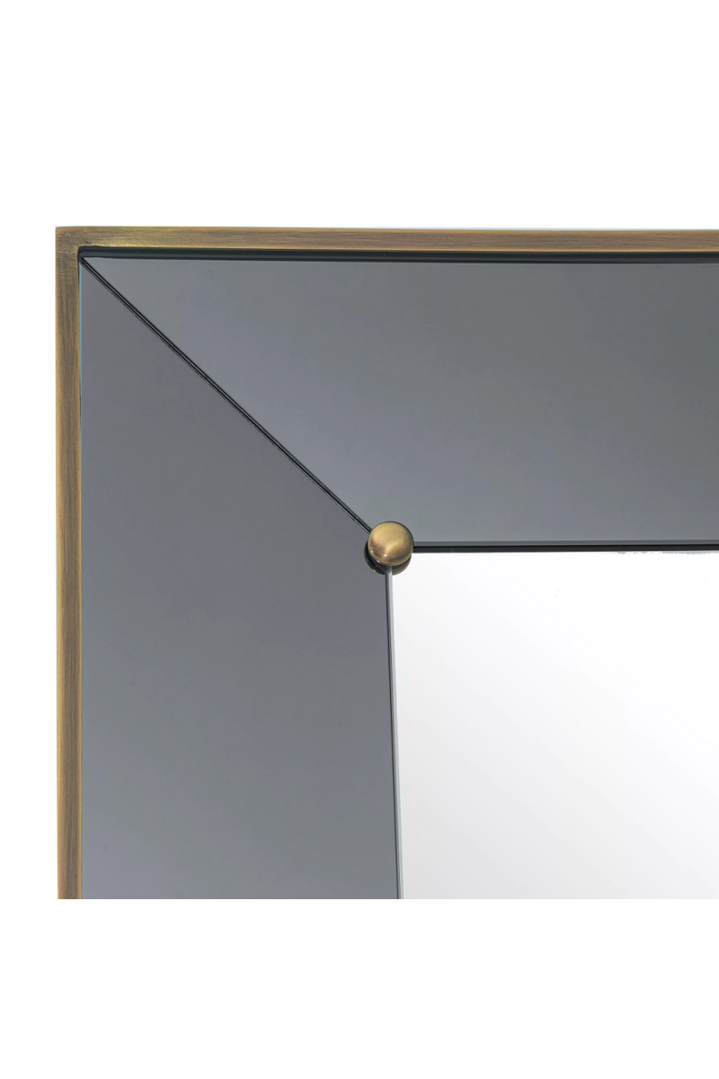 Miroir en verre fumé et laiton vieilli | Eichholtz Bellana | Meubleluxe.fr