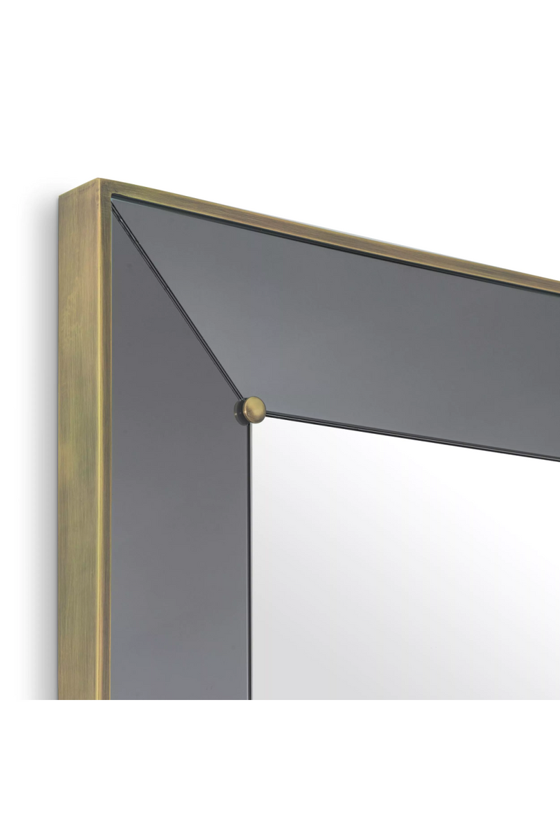 Miroir en verre fumé et laiton vieilli | Eichholtz Bellana | Meubleluxe.fr