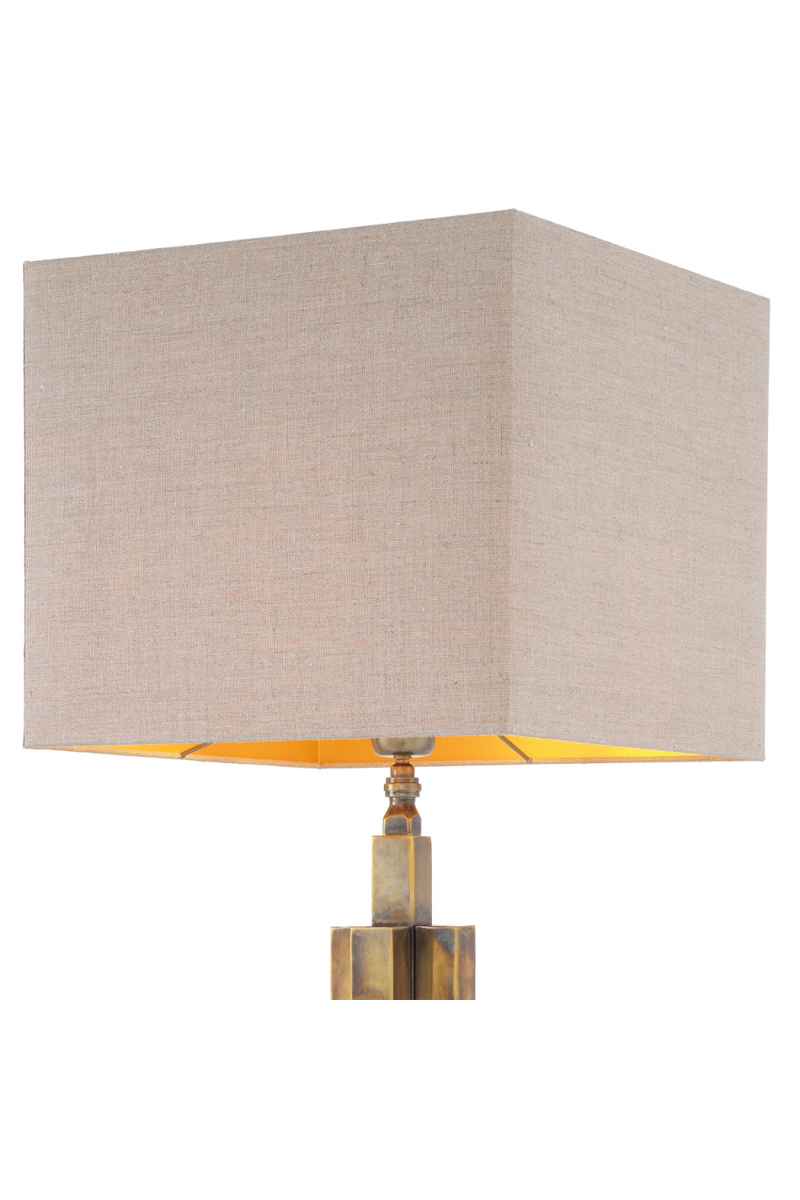 Lampe de table en laiton et granit | Eichholtz Lambert | Meubleluxe.fr