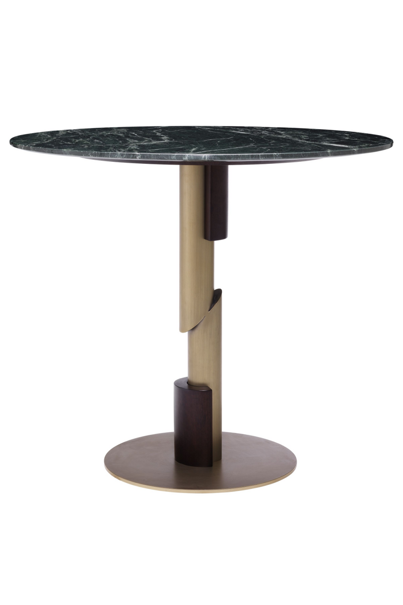 Table de salle à manger dorée en marbre | Eichholtz Flow | Meubleluxe.fr