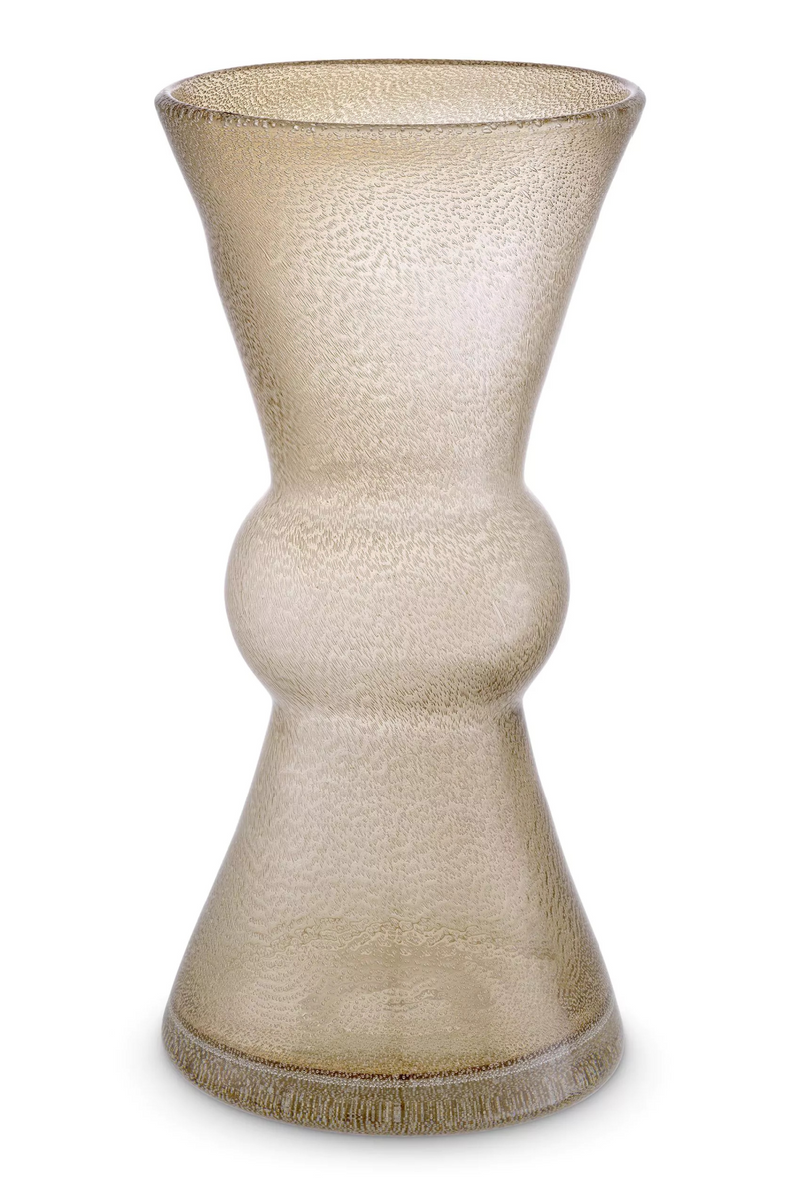 Vase en verre soufflé marron | Eichholtz Axa | Meubleluxe.fr
