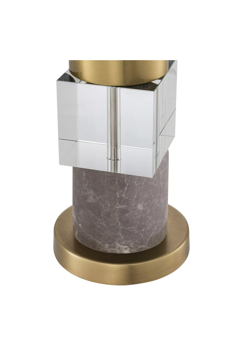 Lampe de table en marbre gris | Eichholtz Cullingham | Meubleluxe.fr