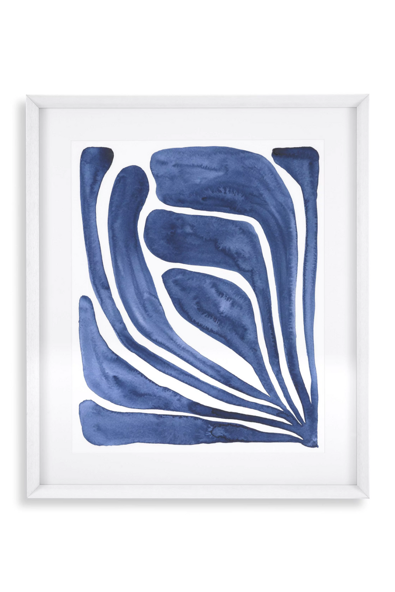 Tableau feuilles bleues (lot de 2) | Eichholtz Leaf | Meubleluxe.fr