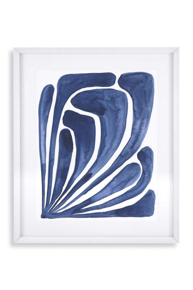 Tableau feuilles bleues (lot de 2) | Eichholtz Leaf | Meubleluxe.fr
