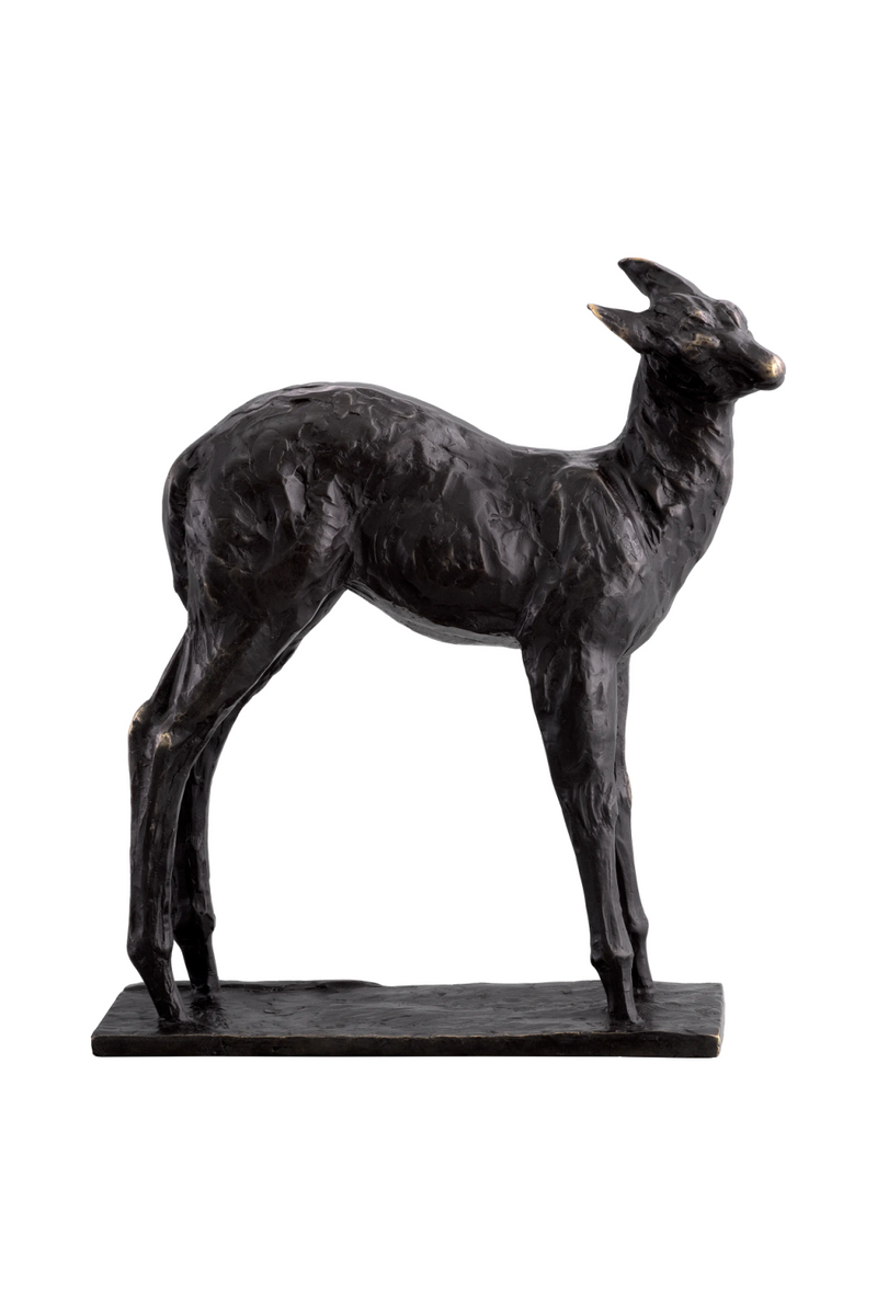 Statue de biche en bronze | Eichholtz Deer | Meubleluxe.fr