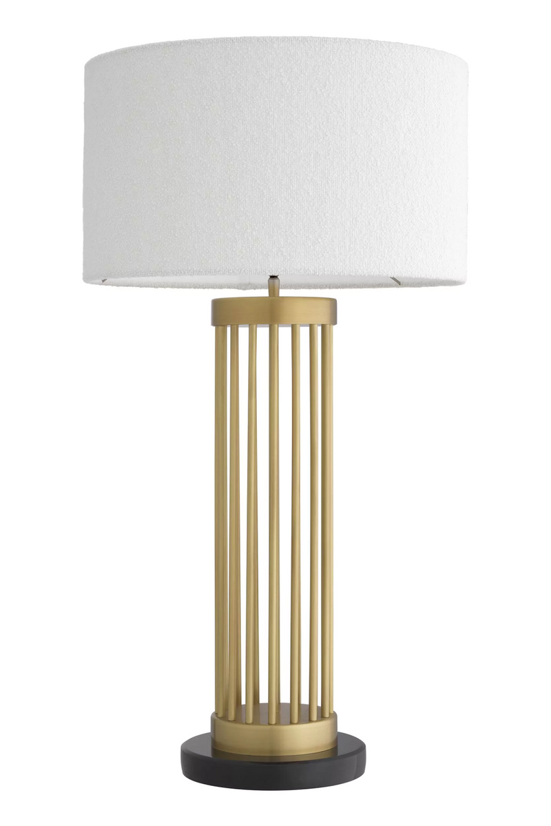 Lampe de table en laiton et marbre | Eichholtz Condo | Meubleluxe.fr