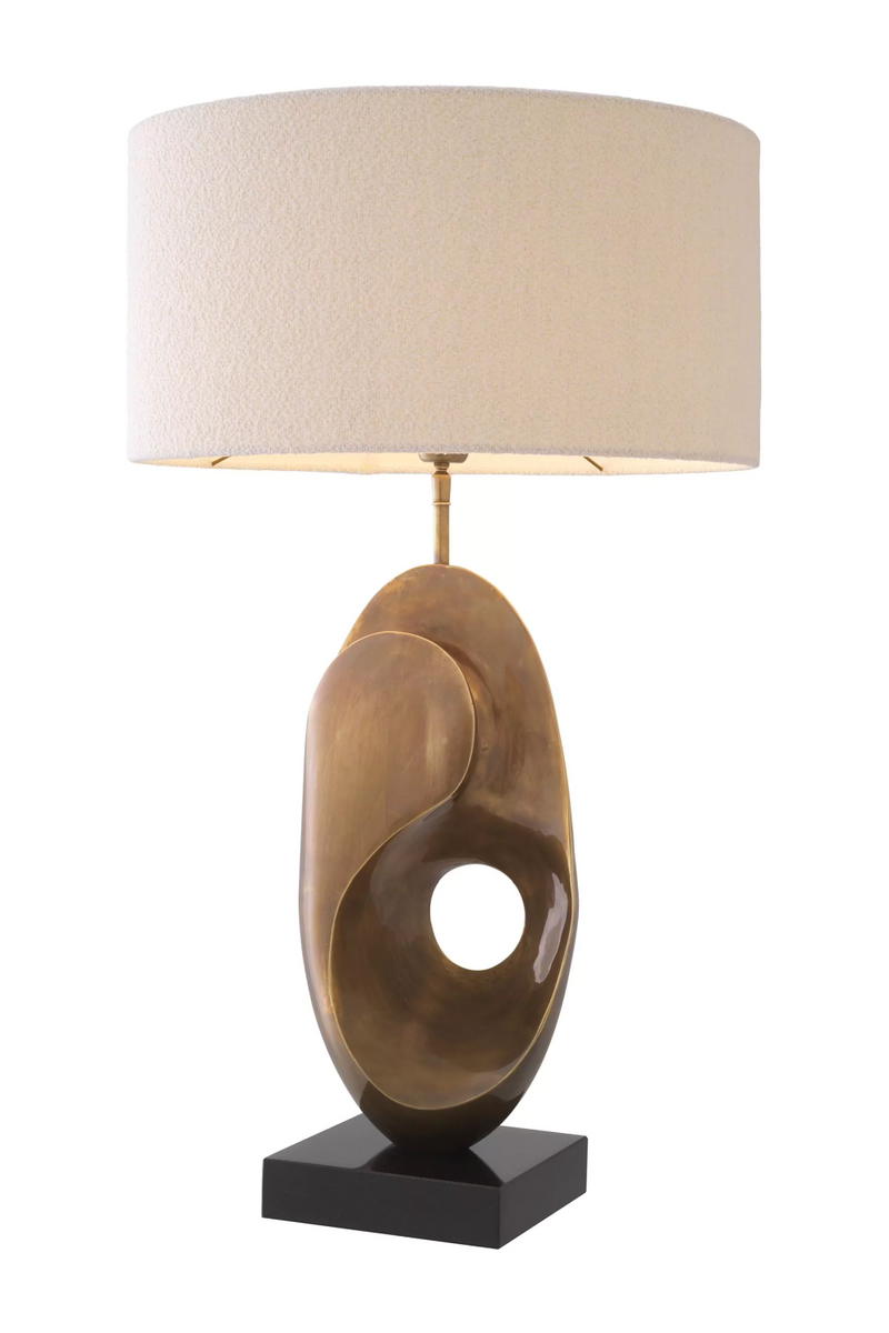 Lampe de table en laiton vieilli | Eichholtz D'Ancona | Meubleluxe.fr