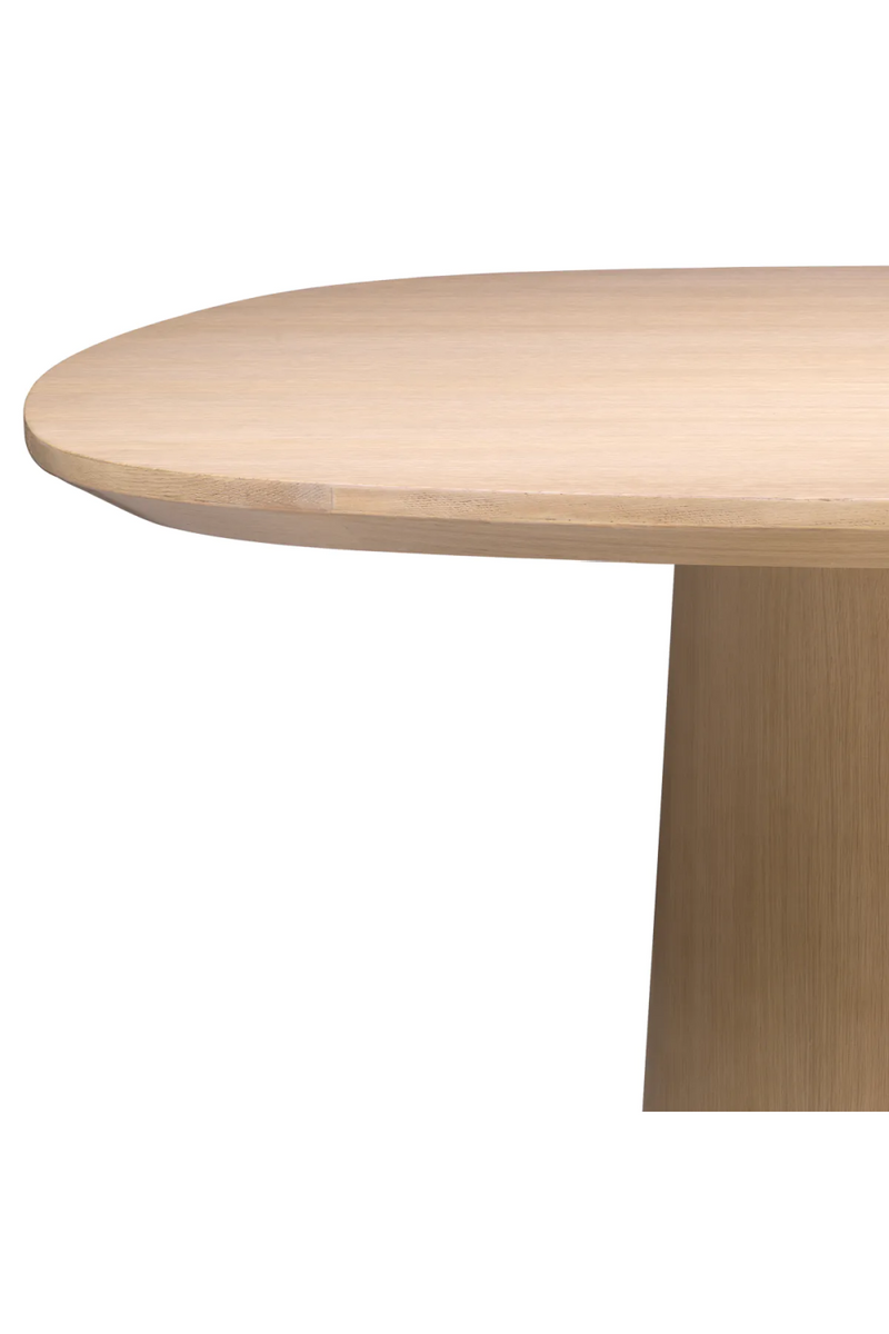 Table de salle à manger en chêne naturel | Eichholtz Motto | Meubleluxe.fr