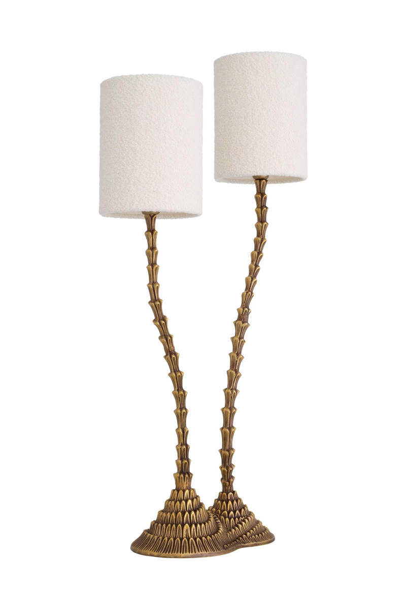 Lampe de table en laiton vieilli | Eichholtz Forenza | Meubleluxe.fr