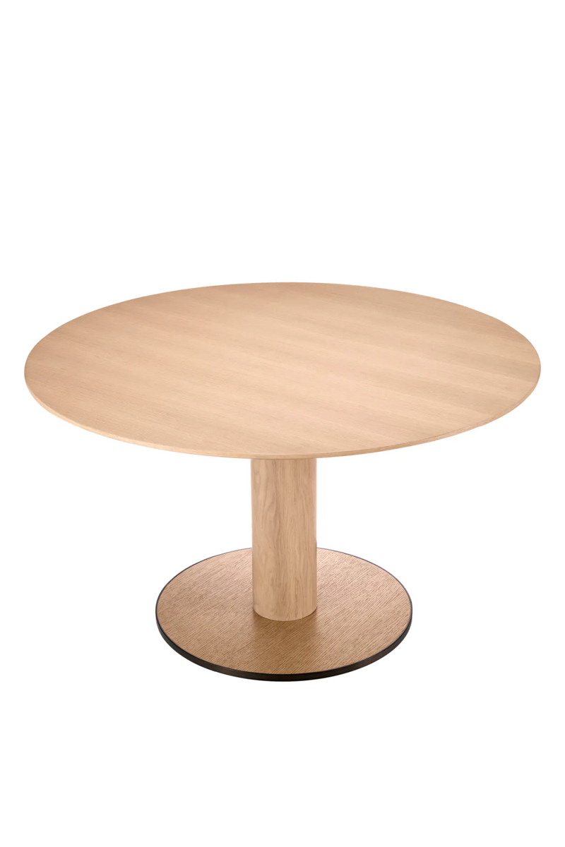 Table de salle à manger en chêne naturel | Eichholtz Astro | Meubleluxe.fr