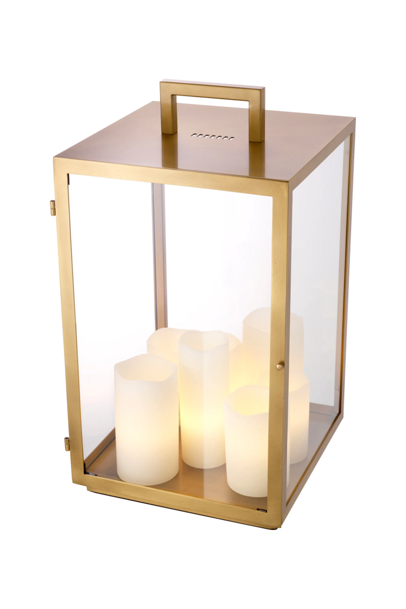 Lampe de table en laiton vieilli | Eichholtz Debonair | Meubleluxe.fr