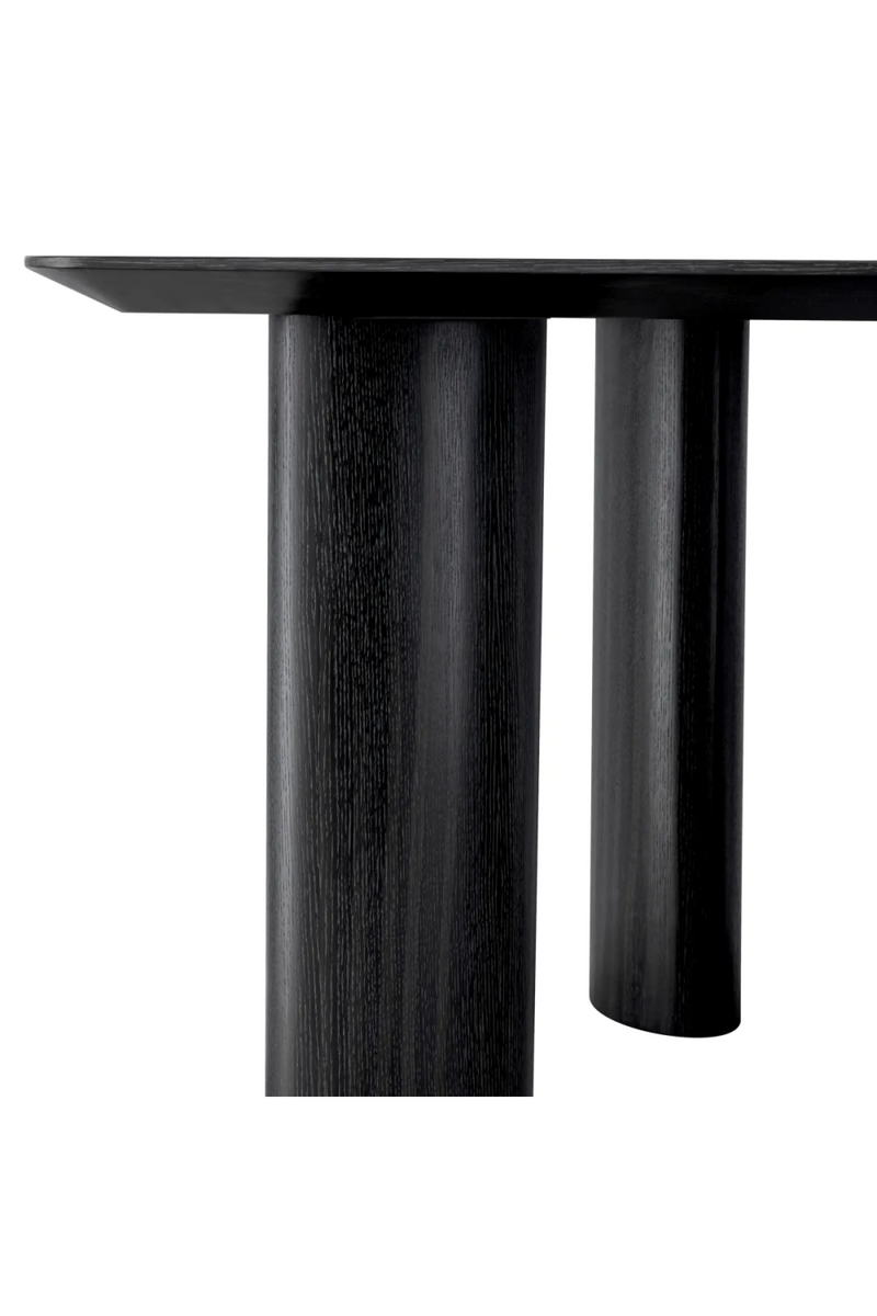 Table de salle à manger en chêne noir | Eichholtz Bergman L | Meubleluxe.fr
