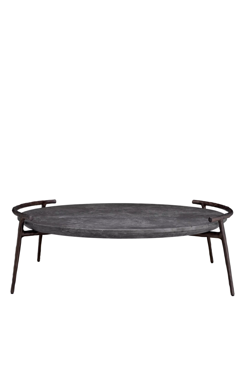 Table basse en marbre gris | Eichholtz Arca | Meubleluxe.fr