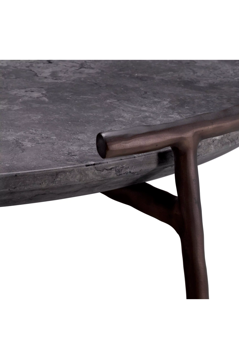 Table basse en marbre gris | Eichholtz Arca | Meubleluxe.fr