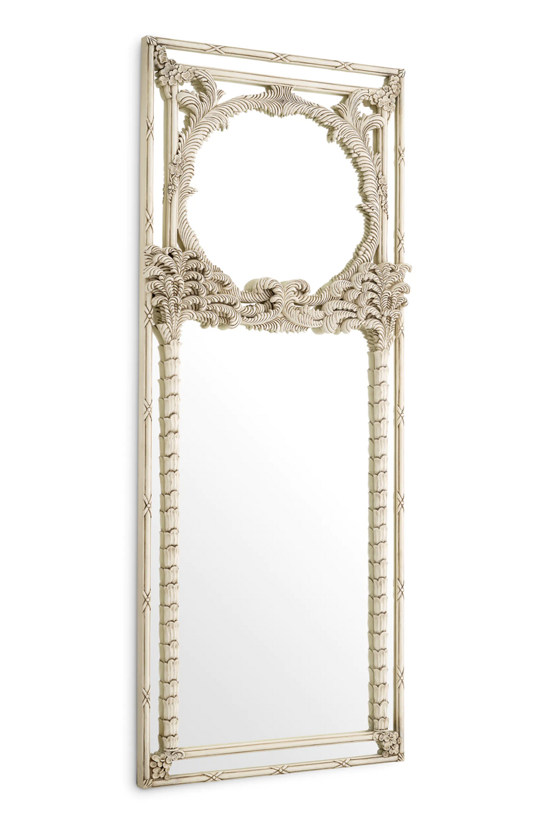 Miroir blanc vieilli | Eichholtz Le Royal | Meubleluxe.fr