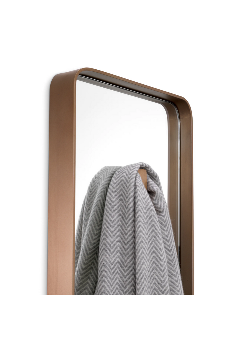 Miroir en laiton brossé | Eichholtz Megaro | Meubleluxe.fr