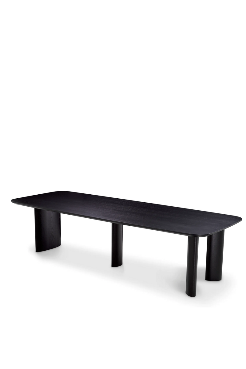 Table de salle à manger en chêne noir | Eichholtz Harmonie L | Meubleluxe.fr