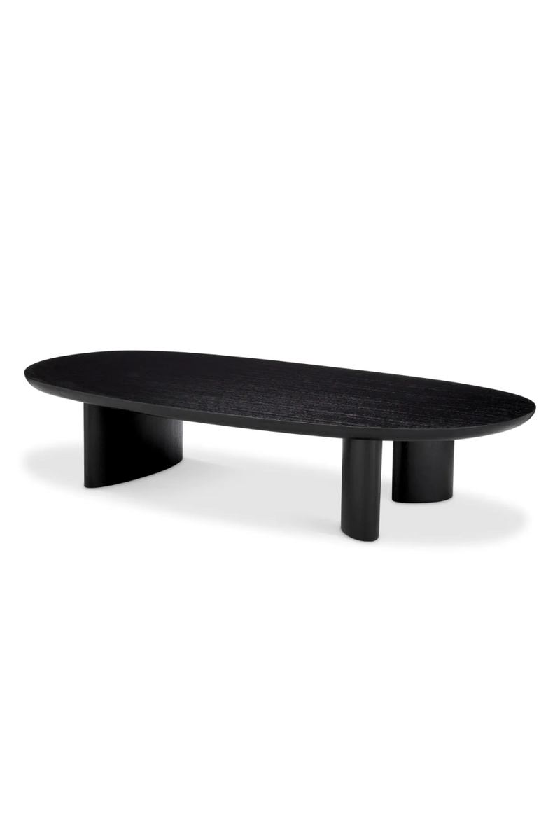 Table basse en bois noir | Eichholtz Lindner | Meubleluxe.fr