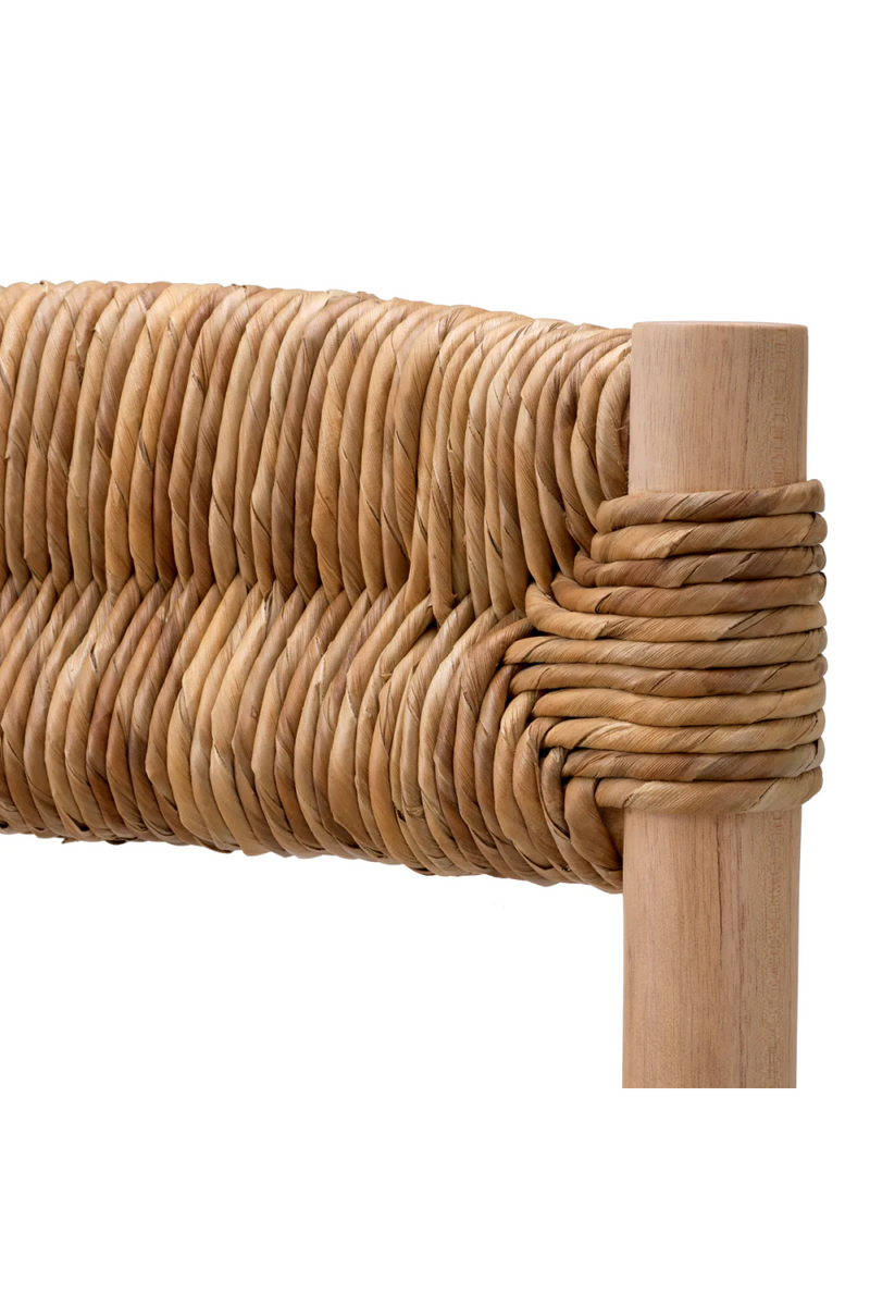 Chaise de salle à manger en bois clair et jonc de mer | Eichholtz Cosby | Meubleluxe.fr