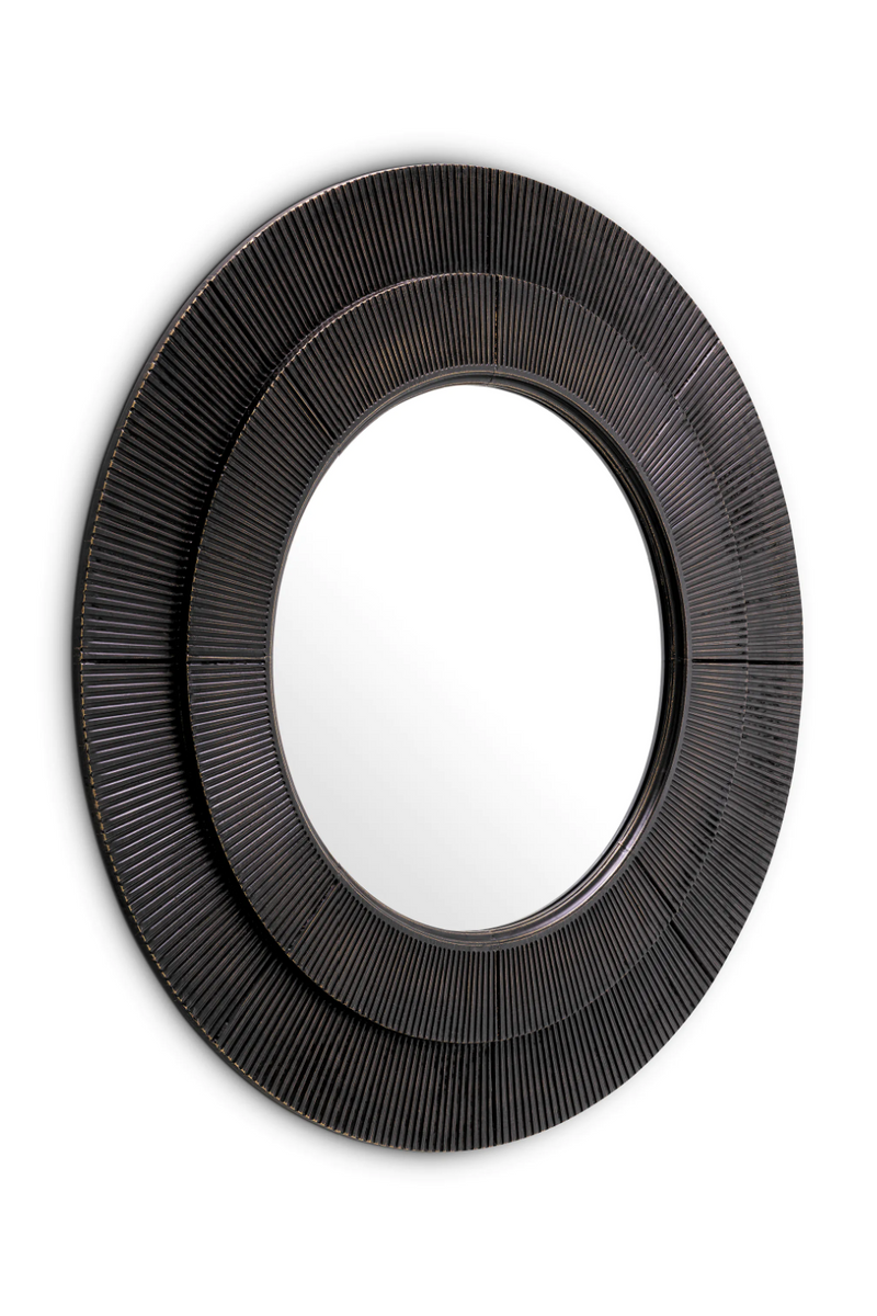 Miroir circulaire en bronze | Eichholtz Rodio | Meubleluxe.fr