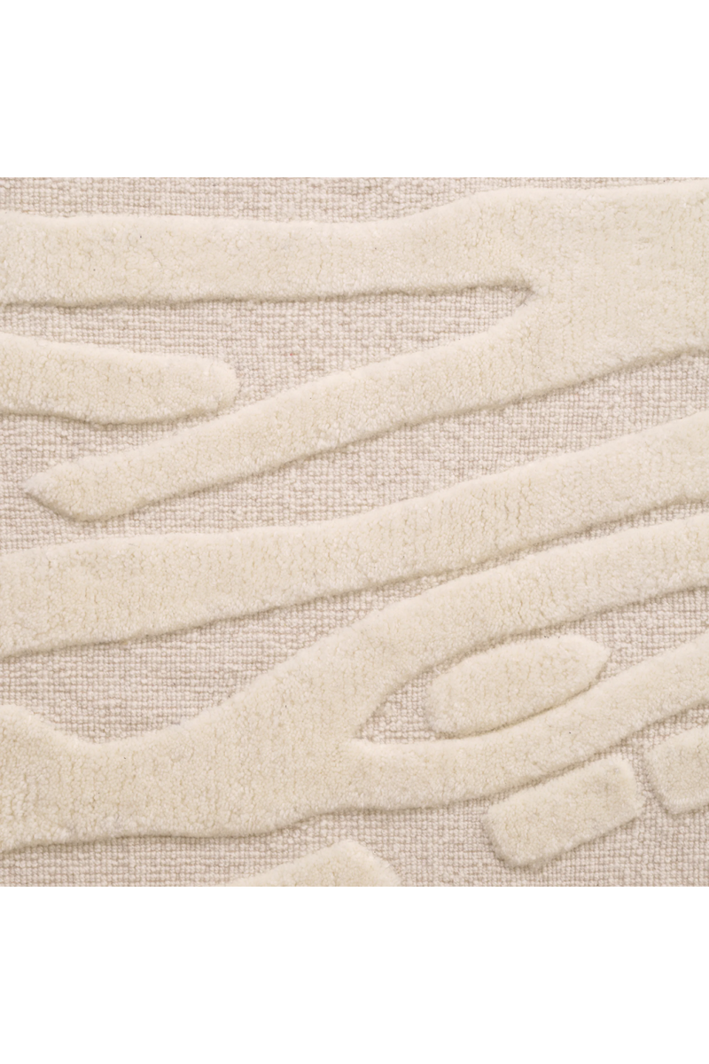 Tapis ivoire en laine 200 x 300 cm | Eichholtz Zenon | Meubleluxe.fr